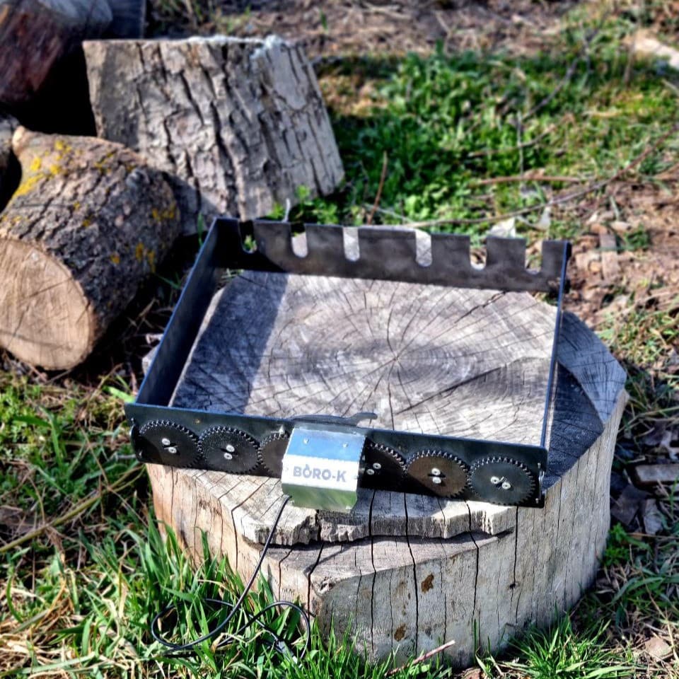 Автоматична шашличниця на 8 шампурів